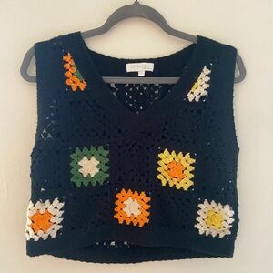 Crocheted Sweater Vest